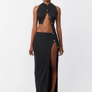 Elegant Black Maxi Dress - Kwame Adeusi